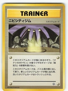 NM Japanese Pokemon Pocket Monster Nivi City Gym Pewter City Gym Trainer - Picture 1 of 2