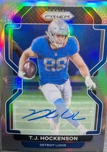 T.J. Hockenson Auto 2021 Panini Prizm - #147 Silver Prizm Autographs (AU) - Bild 1 von 1