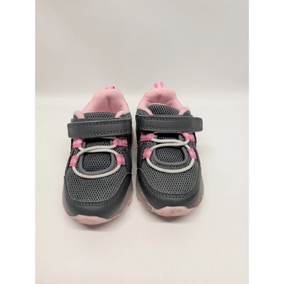 Zapatos de tenis Carter's para niños pequeños iluminados talla 6 rosa y gris Foto 1 de 4