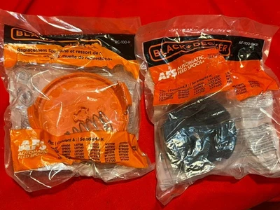 Black & Decker (Lot RC-100-P & AF-100-BKP) OEM  Trimmer Line Cap, Spring & Spool - Image 1 of 2