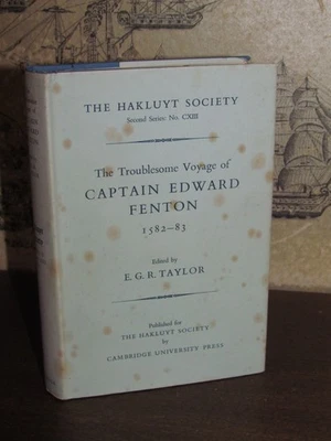 1959 TROUBLESOME VOYAGE CAPTAIN EDWARD FENTON 1582-83 BRAZIL 15 PLTS HAKLUYT Soc - Image 1 of 4