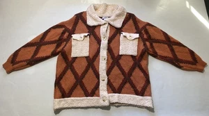 BUENA Chaqueta Chaqueta Para Mujer Talla L Polagrama Estampado Parkside Tejido Mezcla Acrílico - Imagen 1 de 8