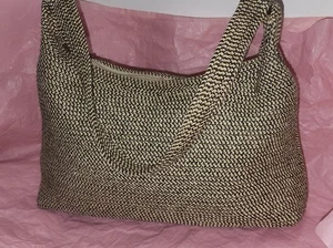 Orvis Boho Bohemian Woven Hand  Shoulder Bag Brass Hardware Feet EXCELLENT Cond - Picture 1 of 10