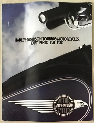 HARLEY DAVIDSON TOURING Motorcycles Sales Brochure 1984 USA - Image 1 of 4