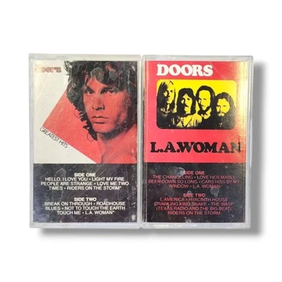 The Doors 2 Cassette LOT — The Greatest Hits & L.A. Woman - Image 1 of 4