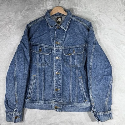 Chaqueta de Camionero Lee Denim De Colección Talla 42R (M/L) PATD-153438 Hecha en EE. UU. Años 80/70 Foto 1 de 4