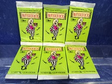 Dart Flipcards Animated Beetlejuice Sealed Packs x 6