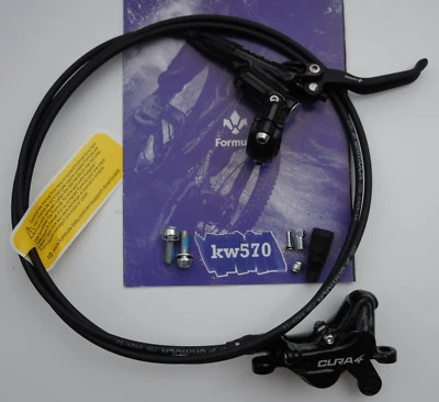 Formula - Cura 4 Brake set Glossy Black 4-piston optional Speedlock FD94175-4U Foto 1 de 3