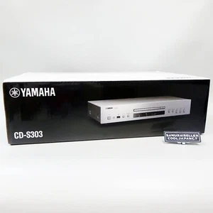 YAMAHA CD-S303 Single-disc CD Player Silver with Box from Japan NEW - Picture 1 of 9