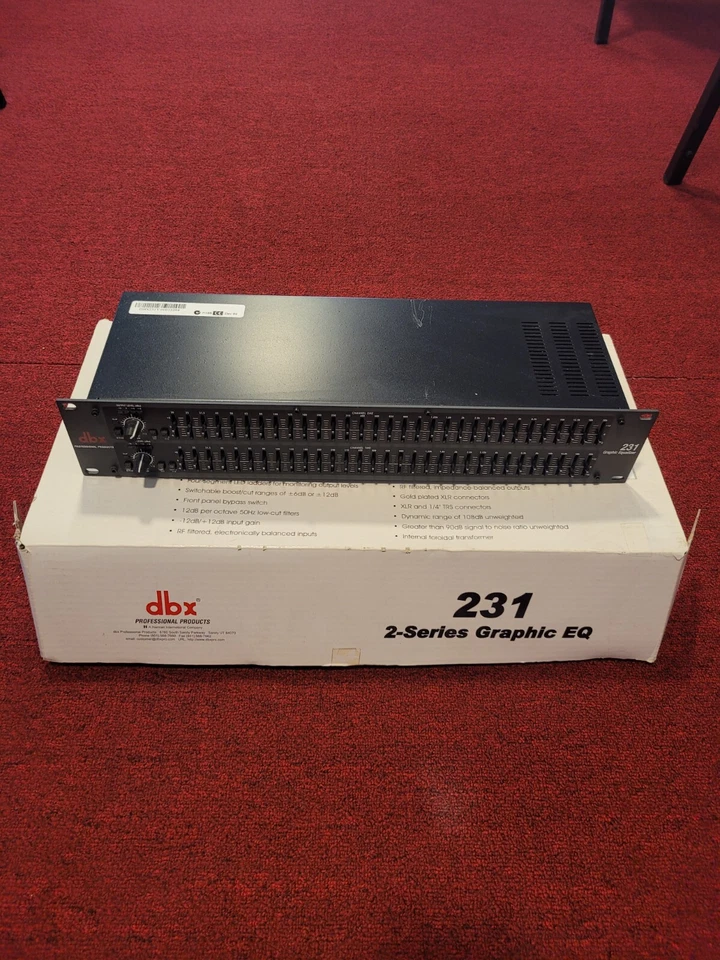 dbx 1231 Dual Channel 31-Band Equalizer - Image 1 of 1