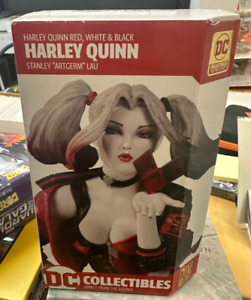 DC Collectibles Red, White & Black Harley Quinn Statue by Stanley "Artgerm" Lau