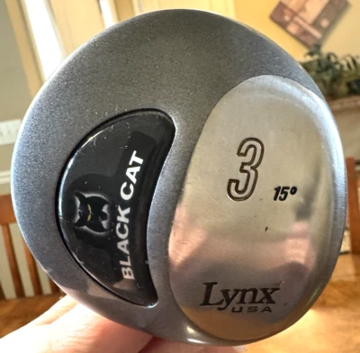 Lynx Black Cat 15* 3 деревянных расширителя Unifiber графитовый жесткий стержень для правосторонней стойки 44 дюйма + крышка головки - Изображение 1 из 4