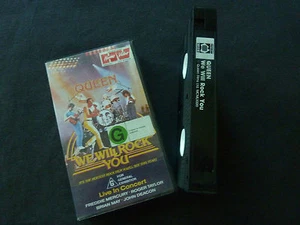 QUEEN WE WILL ROCK YOU ULTRA RARE NEW ZEALAND PAL VHS VIDEO! UNIQUE COVER TO NZ! - Picture 1 of 2