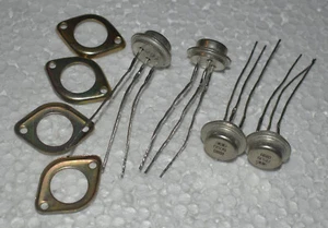 12 x Vintage USSR Germanium PNP Transistors P605 ( П605 ).  Long terminal leads - Picture 1 of 3