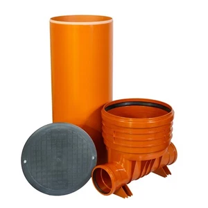 Kontrollschacht DN400, Revisionsschacht, Abwasserschacht, Deckel , Komplett SET - Bild 1 von 12