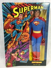 Mego Superman Vintage 1977 WGSH Comic Action Figure 12 1/2" Mint w Original Box 