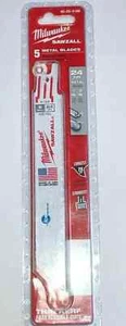 Milwaukee 48-00-4186, Lame SAWZALL temprate con ghiaccio 6" 24 TPI (5 pezzi) - Foto 1 di 3