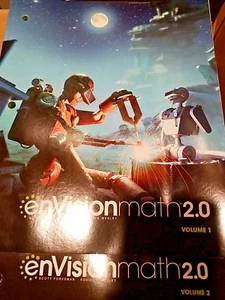 7th enVision Math 2.0 Volume 1&2 Grade 7 Student Books Common Core Pearson 2017 - Imagen 1 de 3