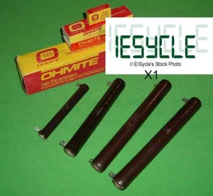 New 25w watt 300ohm 625v Solder Lug Vitreous Wire Wound Resistor L25J300 Ohmite - Picture 1 of 1