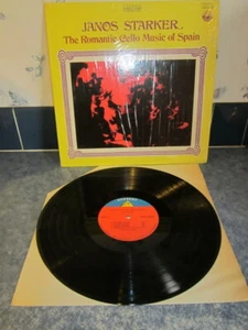 Janos Starker Romantic Cello Music of Spain Everest 3222 LP - Picture 1 of 6