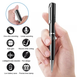 Digital Voice Recorder Pen Voice Activated Audio Recording Noise Cancellation - Picture 1 of 25