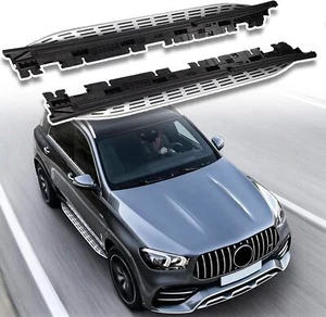 2X Running Boards Side Step for 2020-2025 Mercedes Benz GLE W167 GLE350/450/450e - Picture 1 of 15