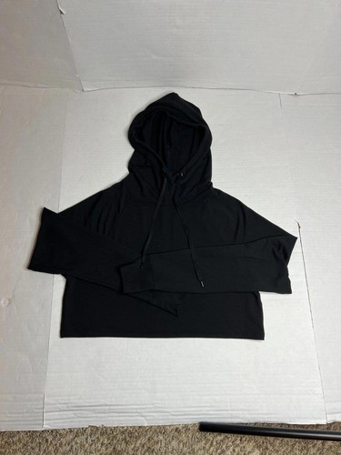 UNDERCOVER Felpa nera con cappuccio Victoria Secret taglia S