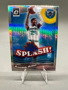 2023-24 Donruss Optic Brandon Miller Splash! SILVER HOLO RC - Picture 1 of 6