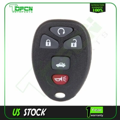 For Chevrolet Malibu 2004-2012 Keyless Entry Remote Control Car Key Fob KOBGT04A - Image 1 of 4