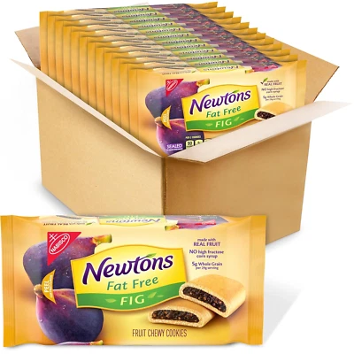 Newtons Fat Free Soft & Fruit Chewy Fig Cookies, (barras de figo), pacotes de 12 a 10 oz - Imagem 1 de 4