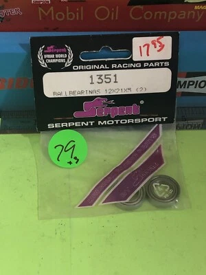 Nitro Engine Parts Serpent 1351 Ball Bearings 12x21x5 (2) - Image 1 of 2