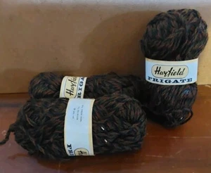 Hayfield Frigate Yarn Varigated Brown Green Shade 874 Wool/Nylon 3 Skeins 50gms - Picture 1 of 4