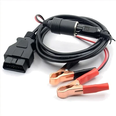 Ahorro de memoria OBD II chapado en oro de 12 V - Cable de 3 M para cambios de batería sin esfuerzo Foto 1 de 4