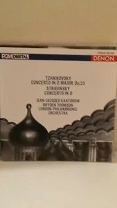 KANTOROW TCHAIKOVSKY STRAVINSKY Concertos in D Thomson CD 1999 Denon Japan MINT - Bild 1 von 3