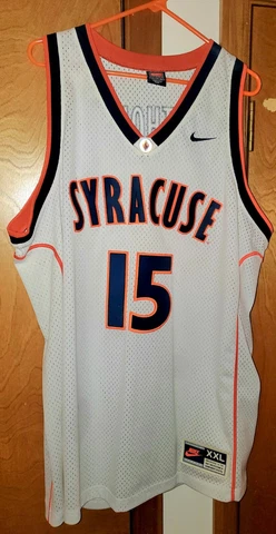Carmelo Anthony, Syracuse Jersey, White, Size XXL Cover