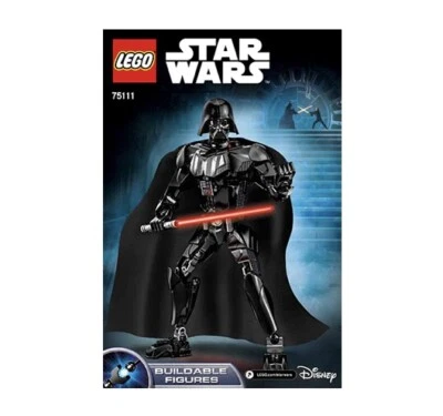 Lego 75111 Darth Vader Buildable Figure 100% Complete W/Original Instr. Manual - Image 1 of 4