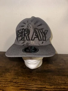 PRAY Top Level New Leader Praying Hands Money Black Snapback Era Hat Cap - Bild 1 von 5