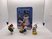 Charlie Brown/Snoopy Fans bargain, ornaments, tin, christmas Cards 