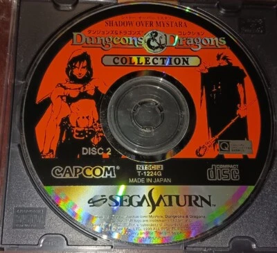 Sega Saturn Dungeons  & Dragons Collection Shadow over Mystara Capcom Japanese - Image 1 of 3