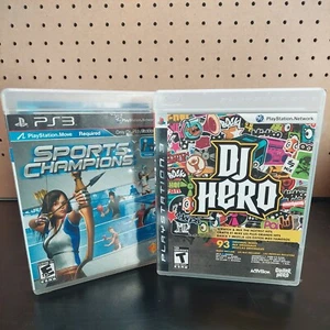 Dj Hero & Sports Champions Sony Play Station 3 PS3 Games PlayStation - Picture 1 of 2
