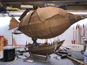 Hobby Kobold Zeppelin 600 mm 23,6"" World of Warcraft Holzmodell Schiffsset - Bild 1 von 11