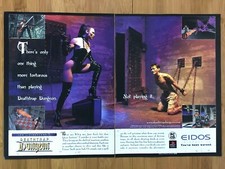 Deathtrap Dungeon PS1 Playstation 1 1998 Vintage Game Print Ad/Poster Art Rare