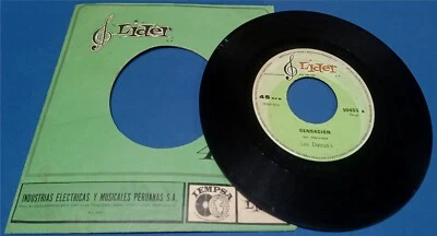 LOS DATSUN'S"Sensación" 1968, PERUVIAN GARAGE BEAT, GARAGE ROCK, 7" (VG+) - Image 1 of 4