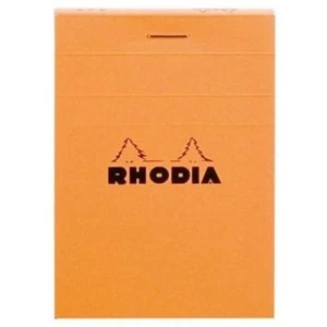 Rhodia Staplebound - Notepad - Orange - Lined - 80 Sheets - 2 x 3 - R10600 NEW - Picture 1 of 1