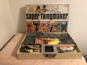 Vintage 1964 Mattel Super Thingmaker 19 Metal Molds Cooling Tray Heat Unit Works - Picture 1 of 17