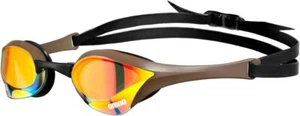 Arena Unisex Cobra Ultra Swipe Mirror Lens, Swim Goggles, Yellow Copper/Choco - Picture 1 of 7