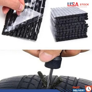 Tire Repair Plug Car Puncture Recovery Tyre Tubeless Seal Plug Strip 100pcs/set - Picture 1 of 13