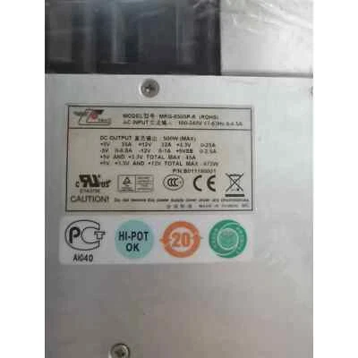 Alimentatori modulari ridondanti nuovi 1pz MRG-6500P-R 500W - Immagine 1 di 3