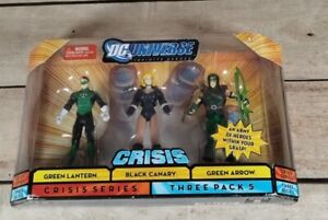 New BLACK CANARY Green Lantern GREEN ARROW - DC UNIVERSE CRISIS 3Pk Figures #5