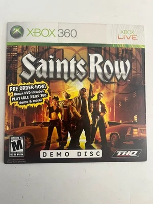 Saints Row Demo Disc Xbox 360, 2006 - New Sealed! - Image 1 of 3